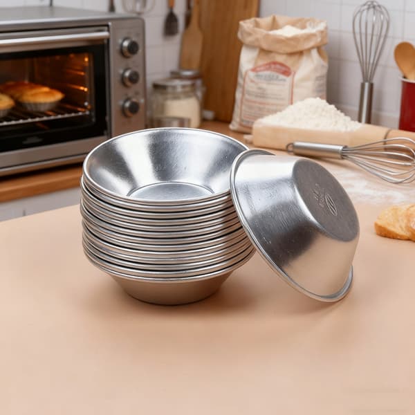 10-pack-äggtartsform, mini pajmuffinsformar äggtartsbakformar non-stick bakformar 10pcs