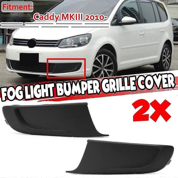 Bil Front Bumper Tåkelys Grill Grill Deksel Trim Cap For Caddy Iii 2010-og nyere Tåkelys Grill—ls