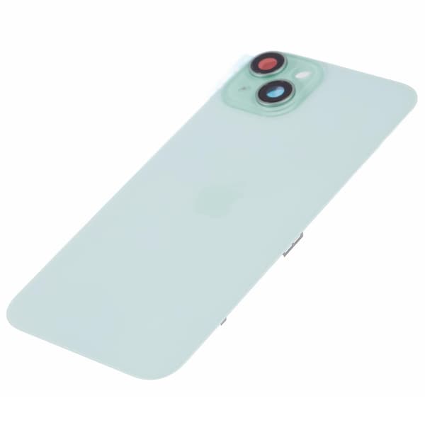 Til iPhone 15 batterihus med beslag + kameralinsebeskyttelse reservedel - Grøn Multicolor Multicolor Green