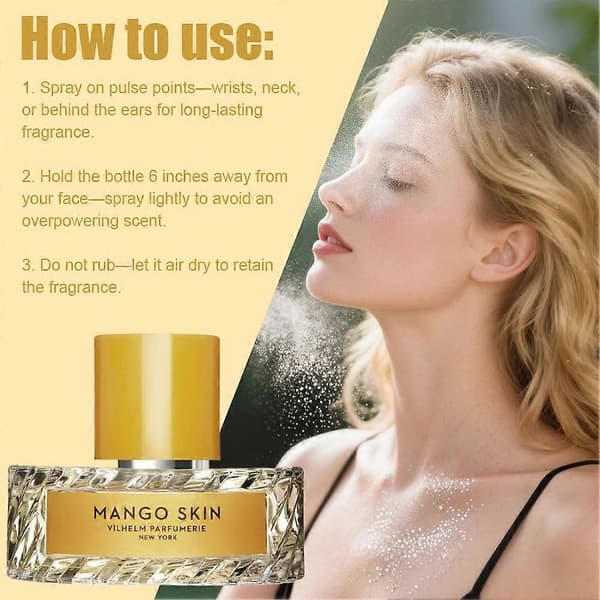 Herr Eau De Parfum Klassisk Fräsch Fruktig Långvarig Doftspray—ls Mango Skin