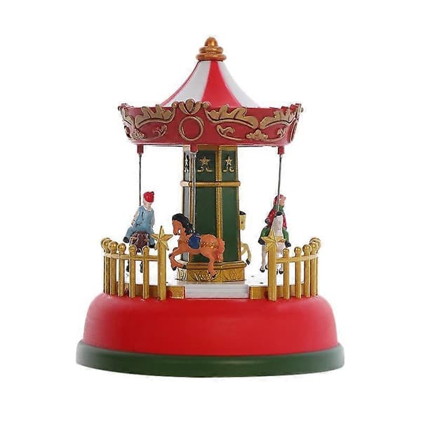 Lysande musikalisk karusell pariserhjul julklappar julaftonspresenter julpynt[ls] carousel