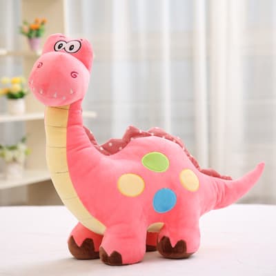 14\" vaaleanpunainen täytetty dinosauruspehmolelu, pehmodinosaurus