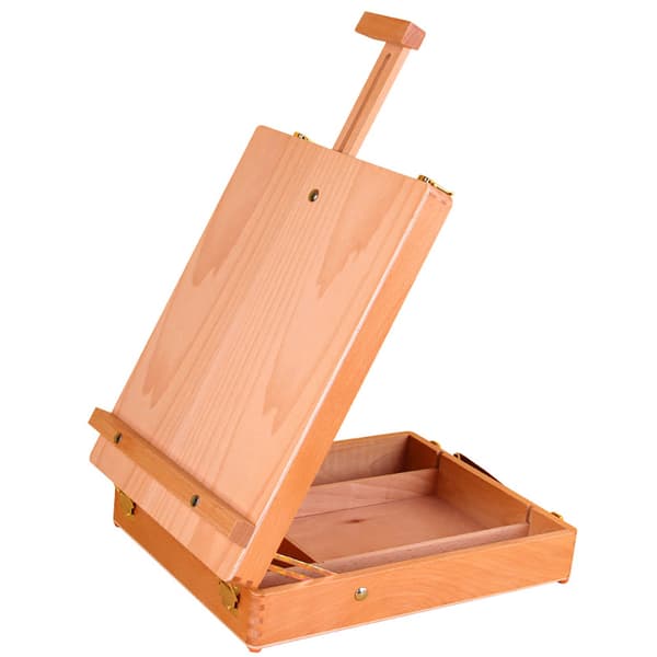 Bordsstaffli med Kompatibel medvaring - Trä / bordsstaffli / målarlåda / p