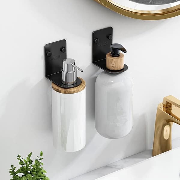 4 Vægmonterede Sæbedispensere - Vægmonteret Sæbedispenser - H& Pumpeholder