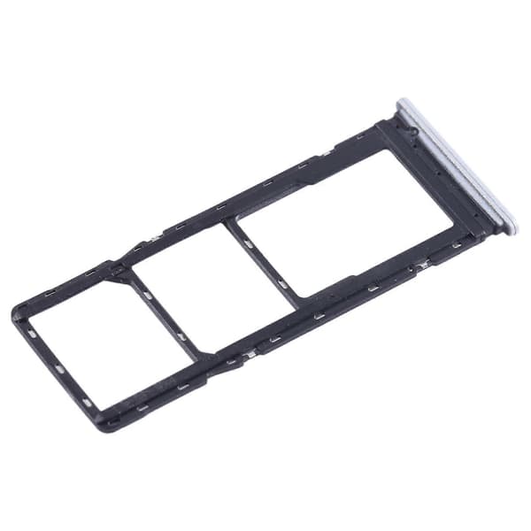 For Tecno Spark Go 2022 SIM-kortskuff + Micro SD-kortskuff Silver