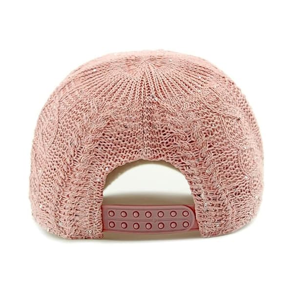 Baseballcaps for kvinner, strikket lue, feriecap med mesh, justerbar—ls
