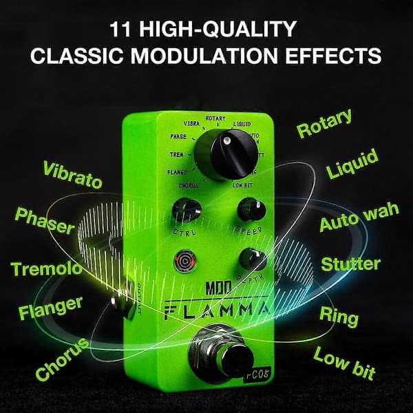 Fc05 Modulaatio Monitehostepedaali Mod Kitarapedaali 11 Tilaa Phaser Tremolo Auto—ls
