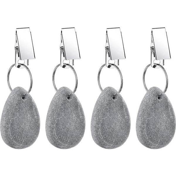 Tablecloth Weights - Tablecloth Clips - 4 pcs - Grey