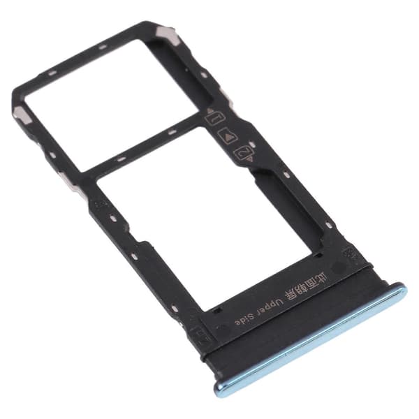 For vivo Y76s V2156A SIM-kortskuff + SIM-kortskuff / Micro SD-kortskuff Green