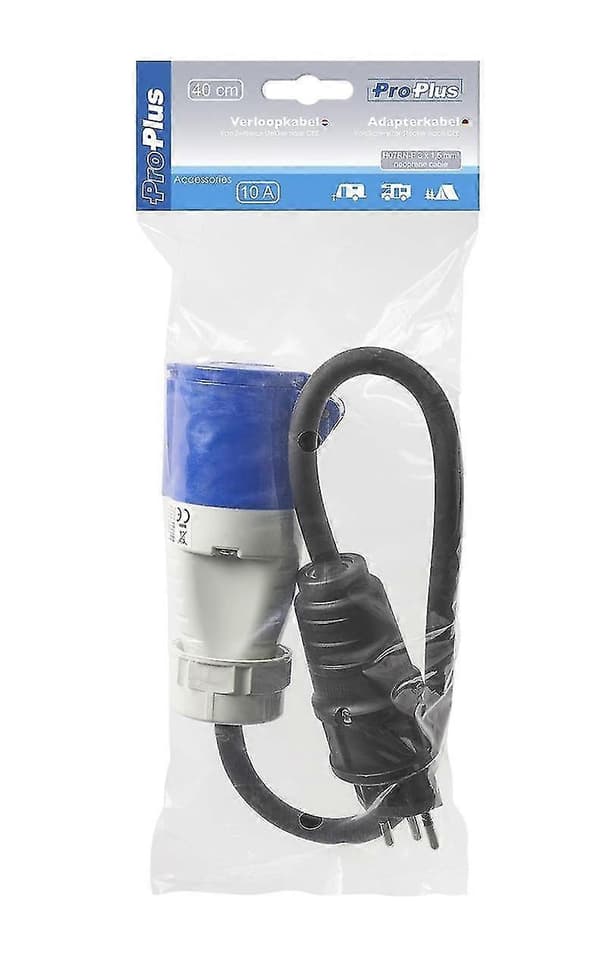 Sveitsisk plugg til CEE-adapterkabel 40cm 3x1.5mm² strømledning
