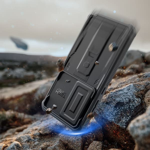 Tech-Protect Kompatibel med Galaxy S26 Ultra 2-SÆT Cover Kevlar Cam+ Sort 120