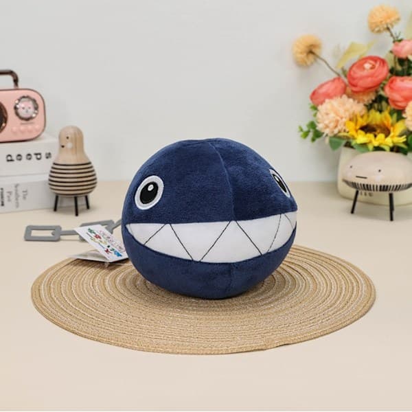 Super Mario Bros. Chain Chomp 15 cm Plyschleksak—ls