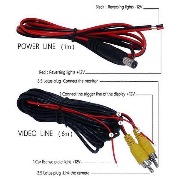 Bil backkamera 4led backkamera för Vitz Xp90 Ncp13 Ncp91 2005 2006 2007 2008—ls