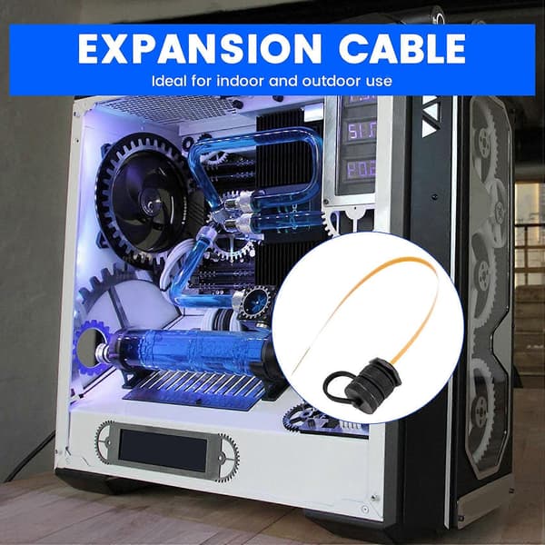 Til Micro-SD-kort IP67 forlængerkabel Micro-SD (TF) kort Flex Extender FPC vandtæt kabel til kabinet chassis etui[ls]