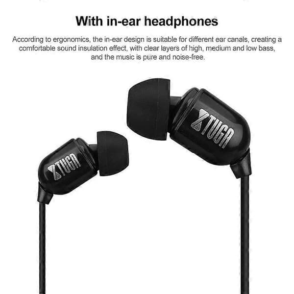 XTUGA IEM1200 Trådløs sender 6 Bodypack Scenesanger In-Ear Monitorsystem UK Plug