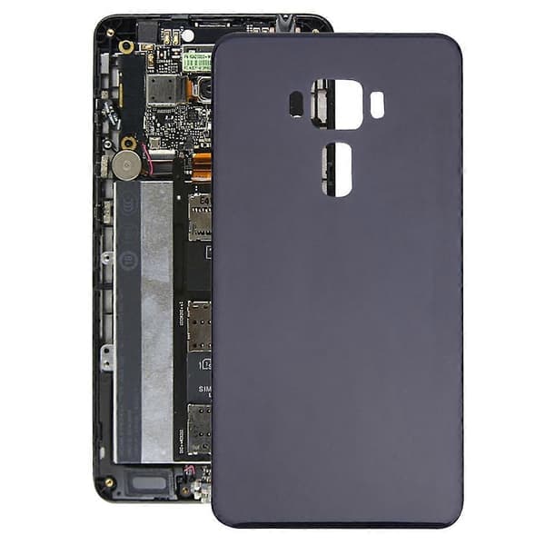 Batterilucka i glas för ASUS ZenFone 3 / ZE520KL 5,2 tum Black