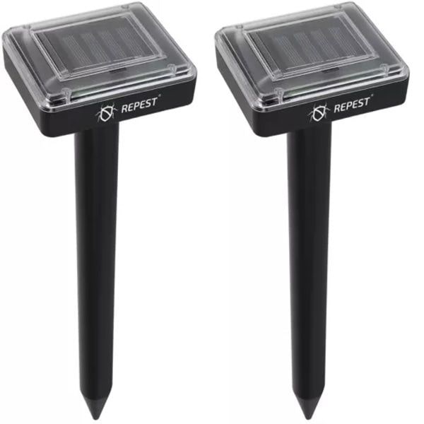 2-pack - Mullvadsskrämma - Solcellsdriven 360