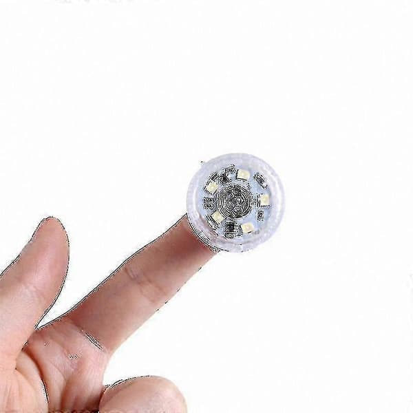 Mini LED Touch Switch Lys til Bil Auto Omgivende Nat Læselampe Trådløs—ls White