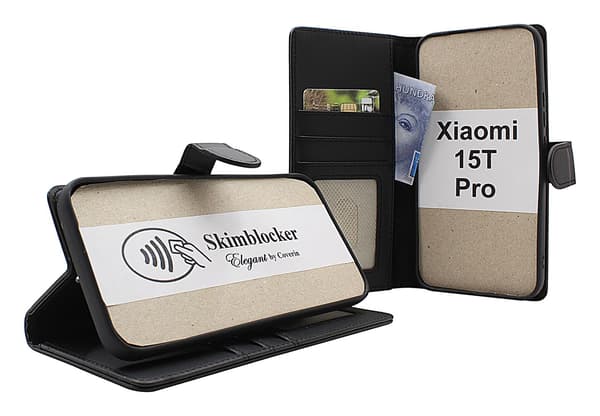 Skimblocker Xiaomi 15T Pro Lommeboketui Brandy