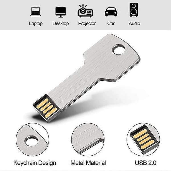 2GB Nøgle USB Flash Disk Style 3