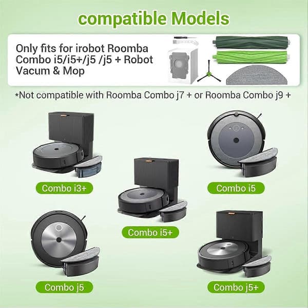 Til Combo I5, I5+, J5, J5+, I3+ støvsugertilbehør