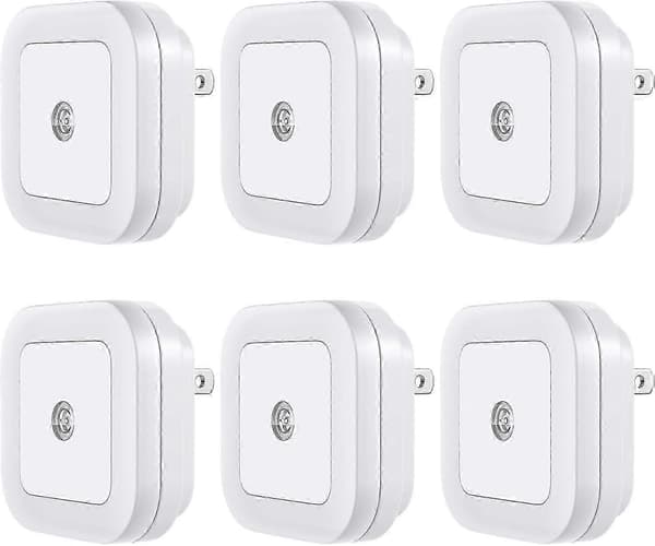 Smart Sensor Plug-in LED-lampa för sovrum, hall och trappor [6-pack]—ls