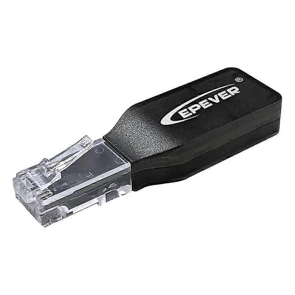 EPEVER WiFi Bluetooth-adapter til MPPT Tracer Solar Controller Overvågning af solcellecontroller Fjernovervågning[ls] Black