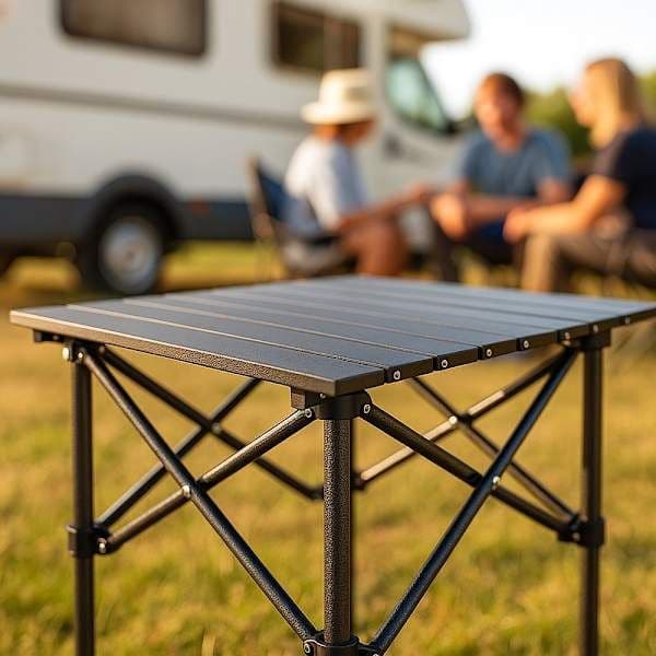 Folding Carbon Steel Camping Table