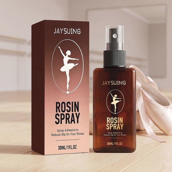 2 stk. danserharpiksspray, tilbehør til dansesko, skridsikker, daglig plejespray, bærbar