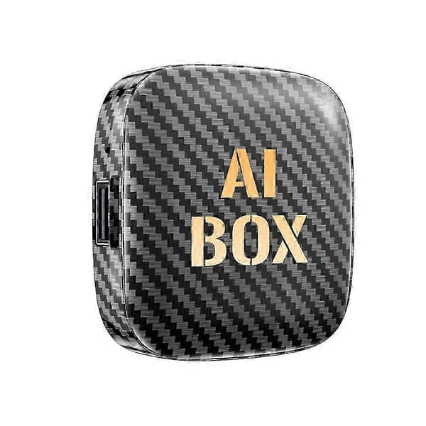 AI Box Trådløs CarPlay Android Auto/Carplay/Android 13 Smart TV Box WiFi 6 Bluetooth Trådløs Biladapter 2+32G Black 2+32G