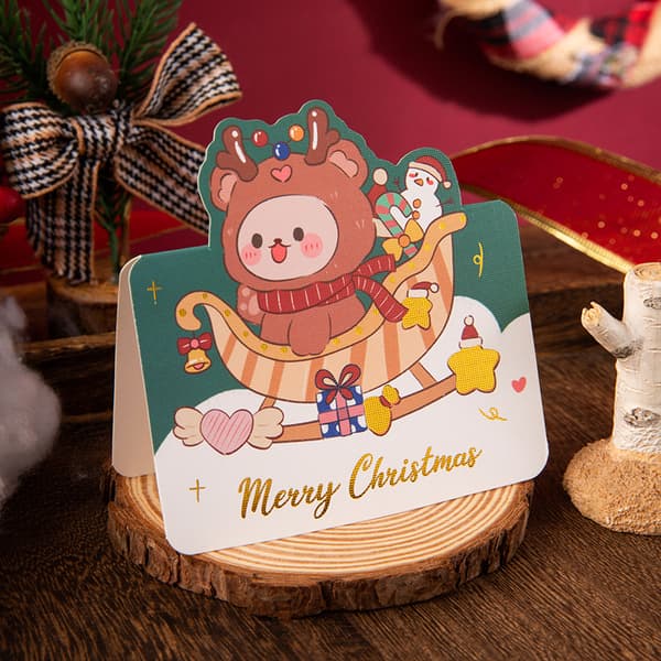 Julkort med God Jul-design, 24 stycken för högtider - 3