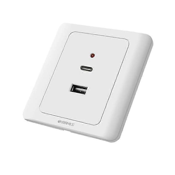 USB Vægudtag Type-C USB Vægopladerudtag 18W 220V USB Udtag Kontakt db 2 2 concealed