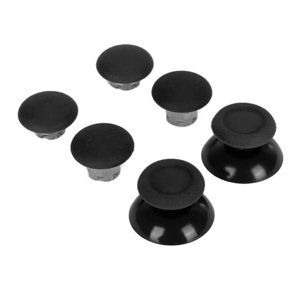 Thumb Grip 8-i-1 multifunktionelt 3D-fjernfølende tommelfingerstick-dæksel med 2 stk. Thumb Stick Base Kompatibel med PS5-controller Sort