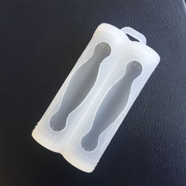Dobbelt batteri silikone Sleeve Cover Case til 18650 Battery Pro A4