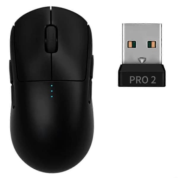 For Logitech GPRO 2 LIGHTSPEED trådløs mus USB-mottakeradapter Gaming mus tilbehør Svart