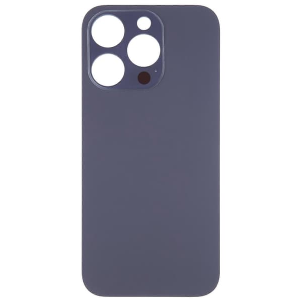 Enkelt erstatningsglas bagcover til iPhone 14 Pro Purple