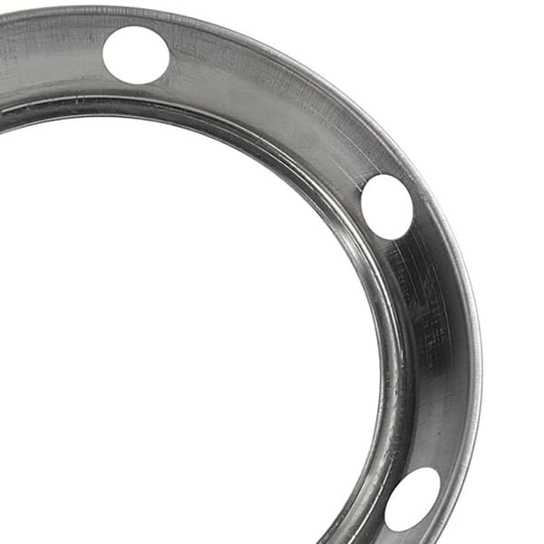 2 STK Rustfrit Stål Wok Ring Metallisk Rund Bund Wok Stativ 26,5x30 cm Universal Størrelse Tommer til
