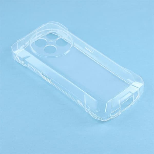 Kompatibelt deksel for Blackview Rock 2 mykt TPU-deksel med fallbeskyttelse Transparent