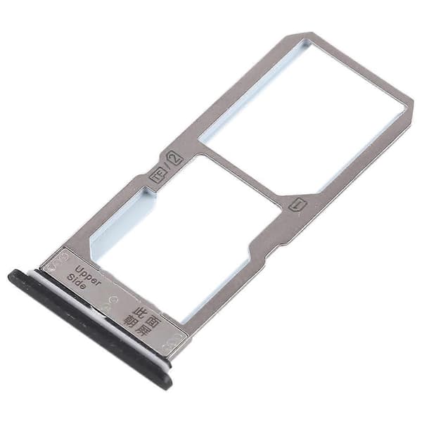 For Vivo Y67 SIM-kortskuff + SIM-kortskuff / Micro SD-kortskuff Black
