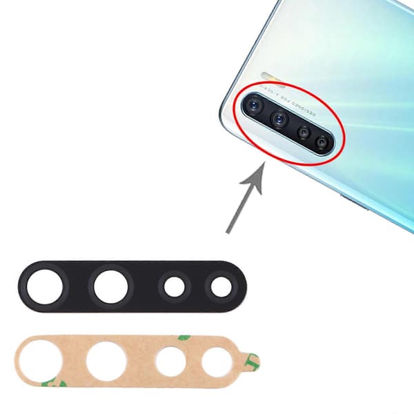 Til OPPO F15 CPH2001 10 stk. bagkameraobjektiv Not Specified