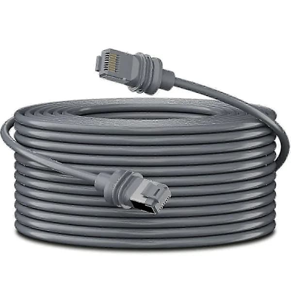 100FT/30M Starlink Gen 3 Ethernet-kabel til Standard Kit, Vandtæt Grå V3-kabel—ls