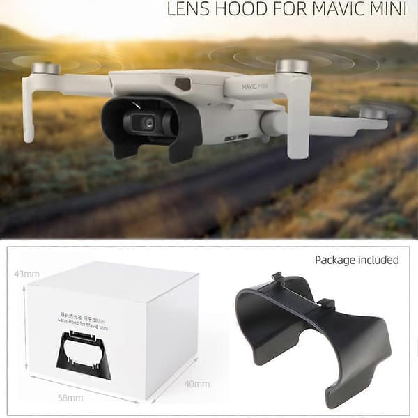 Solskjermende beskyttelsesdeksel for DJI Mavic Mini /Mini 2 RC Drone-tilbehør – ls