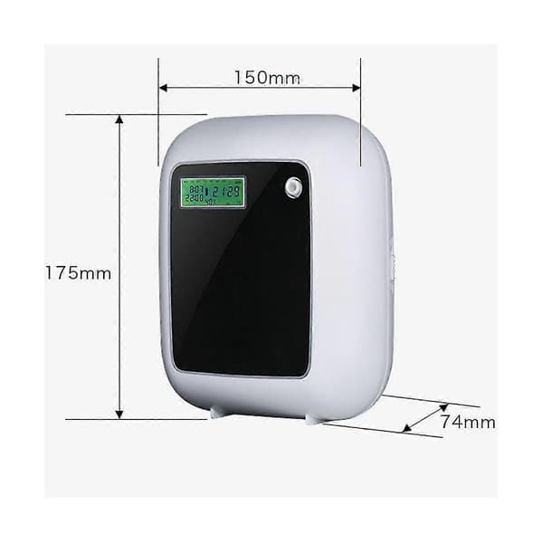 500m Smart Duftmaskin Med Fjernkontroll Timerfunksjon 200ml Eterisk Olje Diffuser Eu Pl—ls