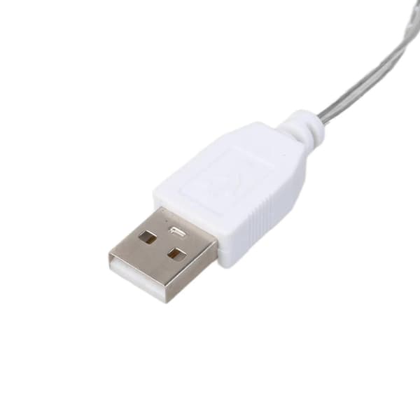 USB strømkabel hann til hunn USB ladekabel støtter 5V2A USB vifte takvifte USB lys—ls with switch