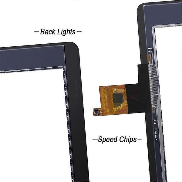 Touchpanel til Huawei MediaPad S7-301 S7-301U S7-303U (sort) Black