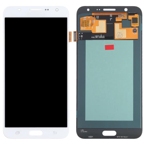 OLED LCD-skærm til Samsung Galaxy J7 SM-J700 med Digitizer Fuld Samling White
