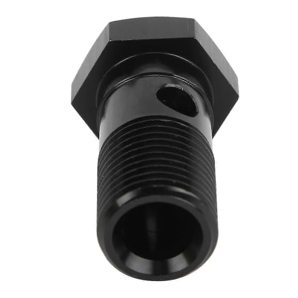 Sort aluminium banjo bolt M16 x 1,5 mm gevind til bilbremsesystemer