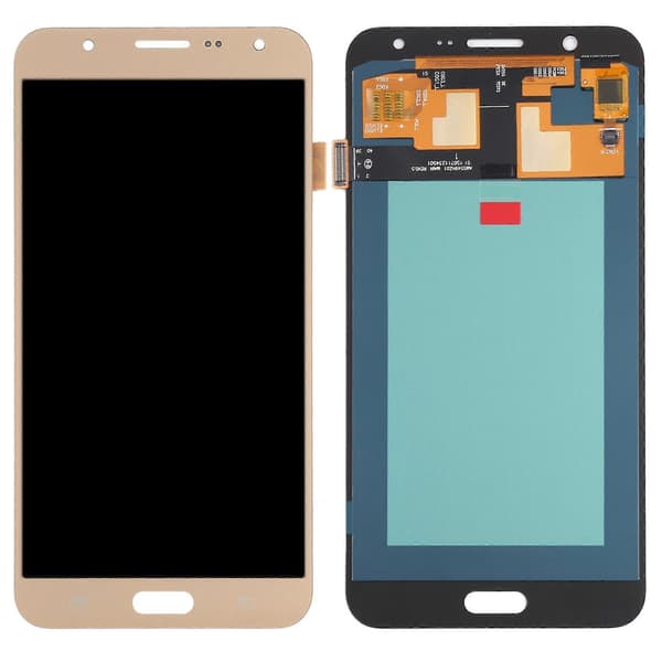 OLED LCD-skærm til Samsung Galaxy J7 SM-J700 med Digitizer Fuld Samling Gold