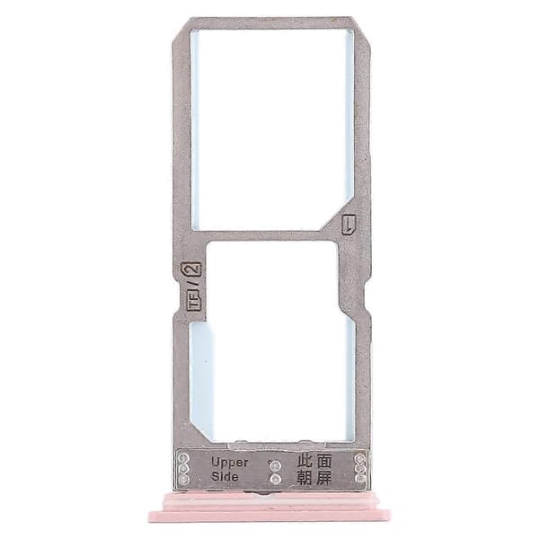 For Vivo Y67 SIM-kortskuff + SIM-kortskuff / Micro SD-kortskuff Rose Gold