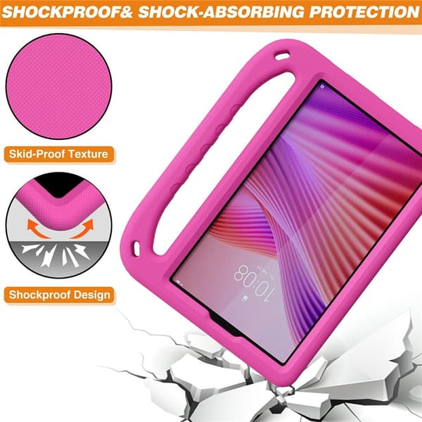 Lenovo Tab One Kids Case med håndtak og stativ Rosa Rosa pink
